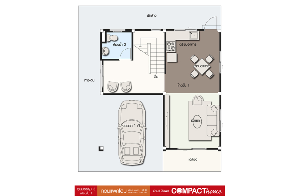 Floor 1 ซุปเปอร์คุ้ม 3 (BG6)